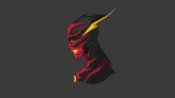 Reverse Flash Minimal Art , flash, superheroes, minimalism, minimalist, artist, artwork, digital-art, artstation HD wallpaper