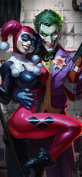 Harley Quinn and Joker, Movies, Joker and Harley Quinn HD phone wallpaper