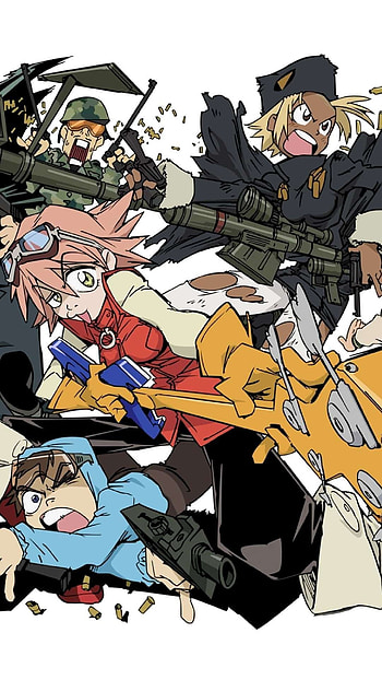 Haruko Haruhara, Anime character, FLCL series HD phone wallpaper