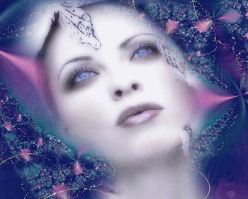Lovely Lady, blue, lady, fantasy, eyes, lips, beautiful, lovely HD wallpaper