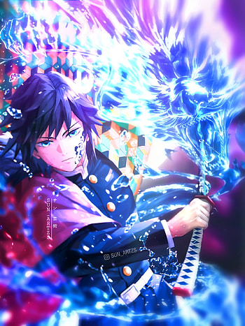 Giyu Tomioka, demonslayer, water, anime HD phone wallpaper