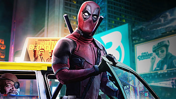 Deadpool In City , deadpool, superheroes, artist, artwork, digital-art, artstation HD wallpaper