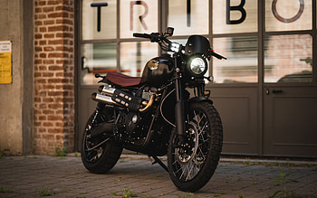 Triumph Scrambler 1200, , studio, 2022 bikes, superbikes, 2022 Triumph Scrambler 1200, Triumph HD wallpaper