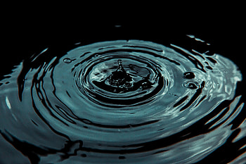 Water, Macro, Circles, Spray, Drop, Splashing HD wallpaper