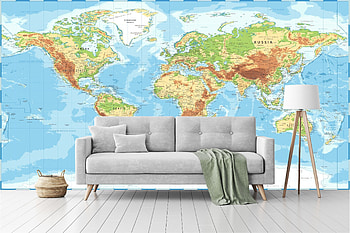 Physical map, Geography HD wallpaper