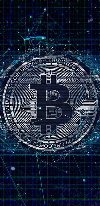 Crypto Bitcoin, Digital art, Currency abstract , Samsung Galaxy S8 HD phone wallpaper