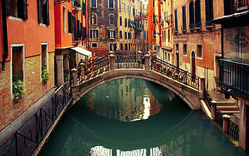 Venice, Venetian architecture, backgrounds, Italian scenery HD wallpaper