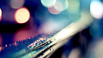 Drops, Macro, Dark, Glare, Shine, Light, Surface HD wallpaper