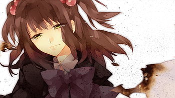 Ushiromiya Ange, umineko no naku koro ni, tears, smile, cute, kawai, girl, dress, anime girl, anime, cool HD wallpaper