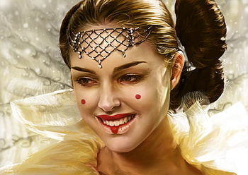 Padme Amidala, Artstation, Portrait, Star Wars HD wallpaper