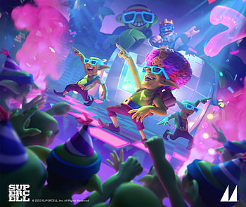 Clash Royale Key Art | Goblin Party, video game, Clash Royale HD wallpaper