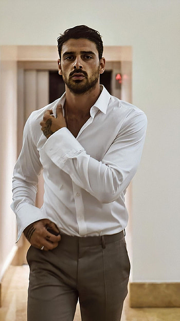 Michele Morrone, Simply Michele, Italian superstar, Charismatic presence HD phone wallpaper