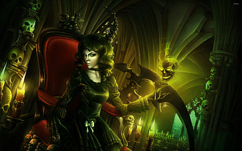 Evil witch , Fantasy HD wallpaper