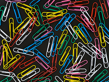 Miscellanea, Miscellaneous, Multicolored, Motley, Metal, Metallic, Paper Clips, Paper Clip HD wallpaper