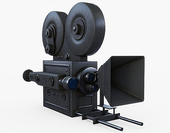Old movie camera, Vintage cinematography, Classic film equipment, Cinema history HD wallpaper