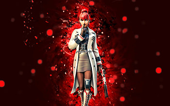 Trenchcoat Tactical Gray Kor, , red neon lights, Fortnite Battle Royale, Fortnite characters, Trenchcoat Tactical Gray Kor Skin, Fortnite, Trenchcoat Tactical Gray Kor Fortnite HD wallpaper