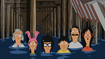 Feel asleep with Bob's Burgers on and my Girlfriend gets up and paused the show on a perfect . HD wallpaper