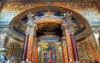 Oh...Mighty, god, dome, architecture, cross, jesus, building, church, beauty HD wallpaper