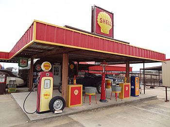 Eddie's Old Time Shell Station, Museums, Old Style Gas Stations, Shell Station, old gas stations HD wallpaper