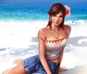 Ocean Dreams, dreams, sand, woman, ocean, beach HD wallpaper