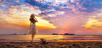 Doll Ocean Breeze, artist, artwork, digital-art HD wallpaper
