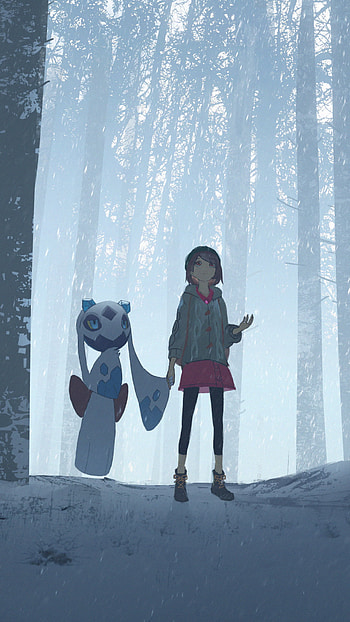 Gloria & Froslass: Galar Winter Walk — Pokémon Sword & Shield, video game, Pokémon: Sword and Shield HD phone wallpaper