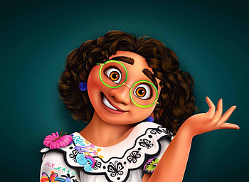 Mirabel Madrigal, Animation, Encanto, Illustration HD wallpaper