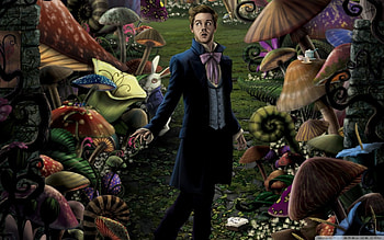 alice in wonderland, artwork, wonderland, ab, alice HD wallpaper