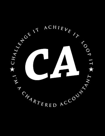 Buy CA - Challenge it Achieve it Loop it I'm A Chartered Accountant: Chartered Accountant Funny Gift - College Ruled Notebook Journal Book Online at Low Prices in India. CA HD phone wallpaper