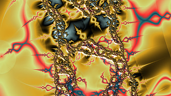 Trippy Psychedelic Fractal, trippy, psychedelic, aesthetic, Abstract, fractal HD wallpaper