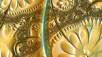 Trippy Psychedelic Fractal, trippy, psychedelic, aesthetic, Abstract, fractal HD wallpaper
