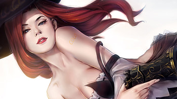 Fantasy Girl, redhead, fantasy, art, woman HD wallpaper