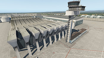 Frankfurt Airport, EDDF, X-Plane 11, ORBX HD wallpaper