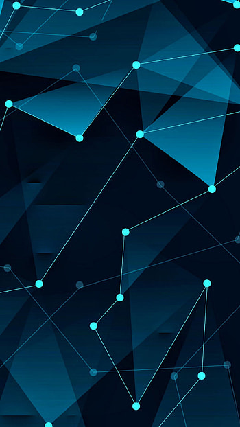 Geometric digital , Poly vector dots, Abstract design, Digital illustration HD phone wallpaper