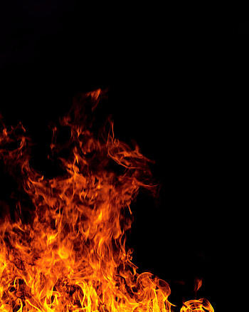 Fire, Dark, Flame, Darkness HD phone wallpaper