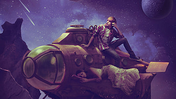 Finally Home, artist, artwork, digital-art, deviantart HD wallpaper