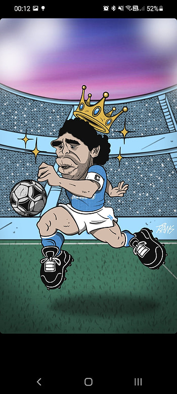 Diego Maradona, italia, argentina, football, napoli HD phone wallpaper
