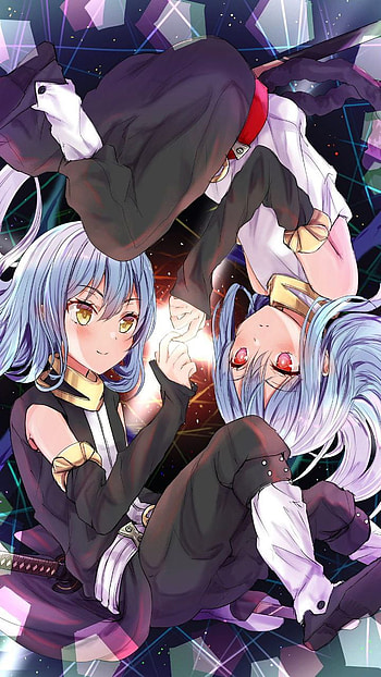 Rimuru Tempest, art, pink HD phone wallpaper