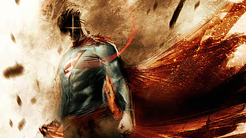 Superman Glow, superman, superheroes, artwork, digital-art HD wallpaper