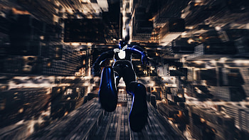 Classic Symbiote In Spiderman Remastered, spiderman, superheroes, games HD wallpaper