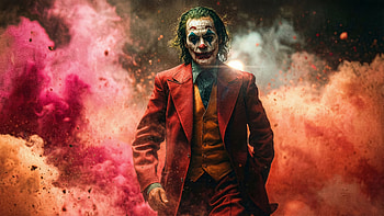 Joker Strikes, joker, supervillain, superheroes, artwork, artist, digital-art, ai HD wallpaper