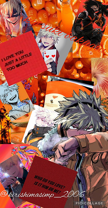 Katsuki bakugou, mha, bnha, cute, orange, red, japanese, ground zero, class 1a, positive quotes, anime HD phone wallpaper