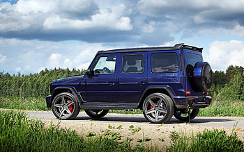Mercedes-Benz G-Class, Inferno, TopCar, W463, rear view, exterior, G-Class tuning, blue G63, G-Class, German cars, Mercedes-Benz HD wallpaper