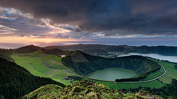Azores archipelago, que islands, -worthy scenes, charm HD wallpaper