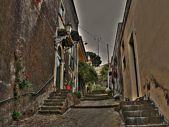 Trecastagni, trecastagni, stairs HD wallpaper
