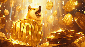Dogecoin Delight: Dazzling Crypto, cryptocurrency, Dogecoin, doge, gold coin HD wallpaper