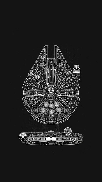 Star Wars Blueprints – For Tech, Black Star Wars HD phone wallpaper