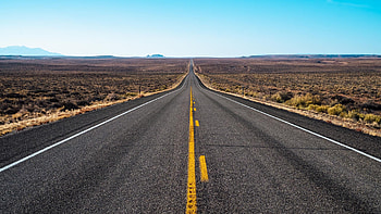 Nature, Horizon, Road, Markup, Direction HD wallpaper