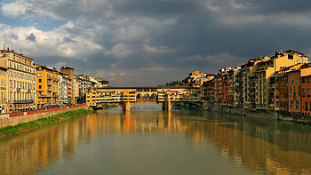 Ponte Vecchio, Puente Viejo, Florencia Italia, European charm HD wallpaper