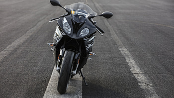 Black BMW S1000RR Motorcycle Bike HD wallpaper